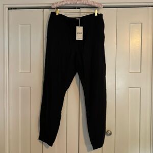 Black jogger pants
